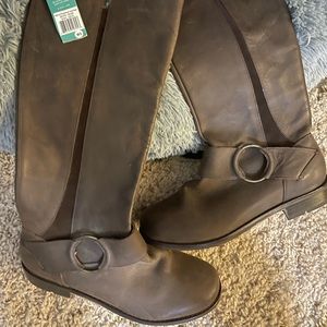Olukai genuine leather knee high boots